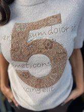 Top "Number five" Beige